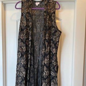 LuLaRoe elegant joy vest XL